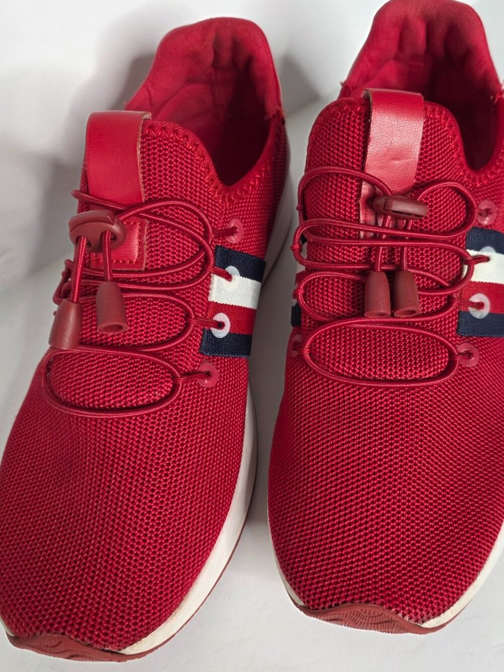 Hilfiger Rhena Slip‑On Red Sneakers – Women’s Size 7.5